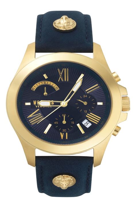 versus versace lion horloge|versace leather watch.